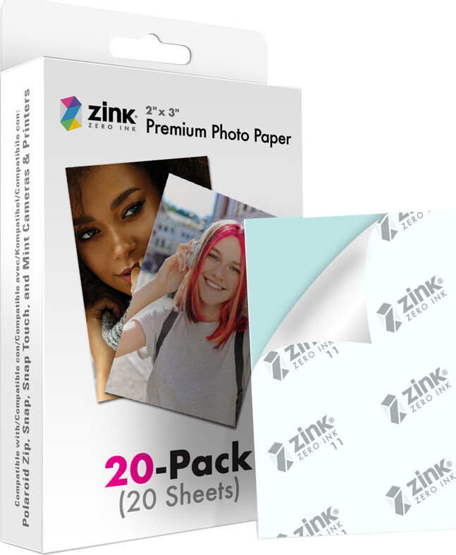 Polaroid - Zink Media 2X3 - 20 Pack