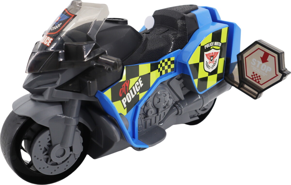 Politimotorcykel Mlys Og Lyd