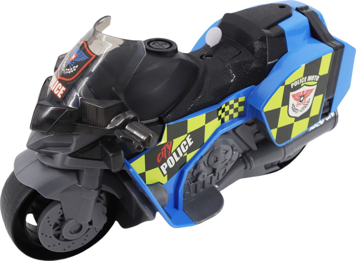 Politimotorcykel Mlys Og Lyd