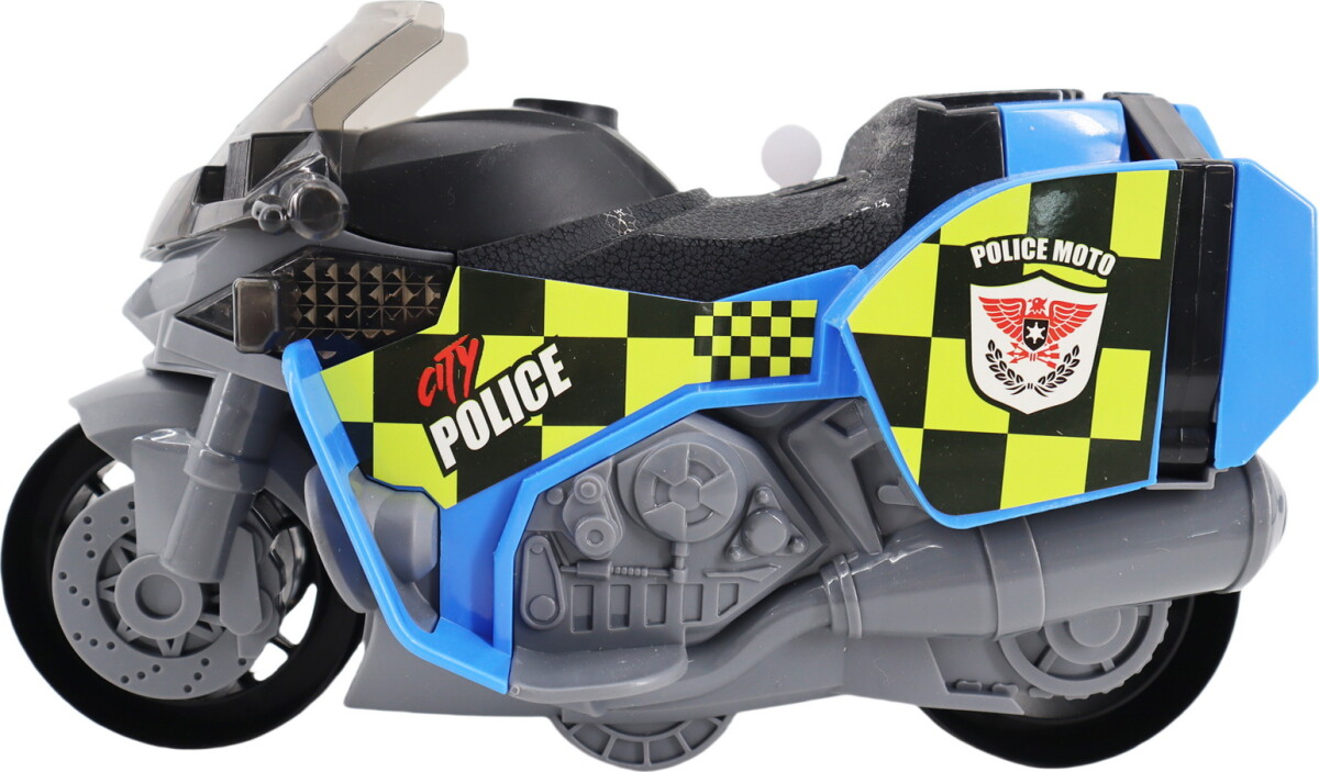 Politimotorcykel Mlys Og Lyd