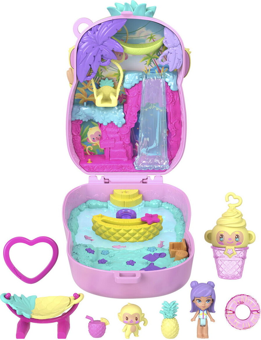 Polly Pocket - Pineapple Monkey Colada - Mattel Jkc49