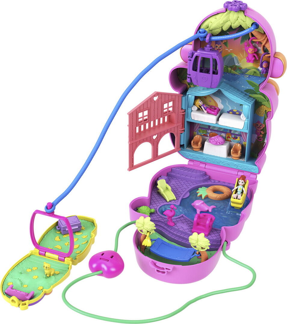 Polly Pocket - Adventures In Rio - Momma Monkey Baby - Mattel