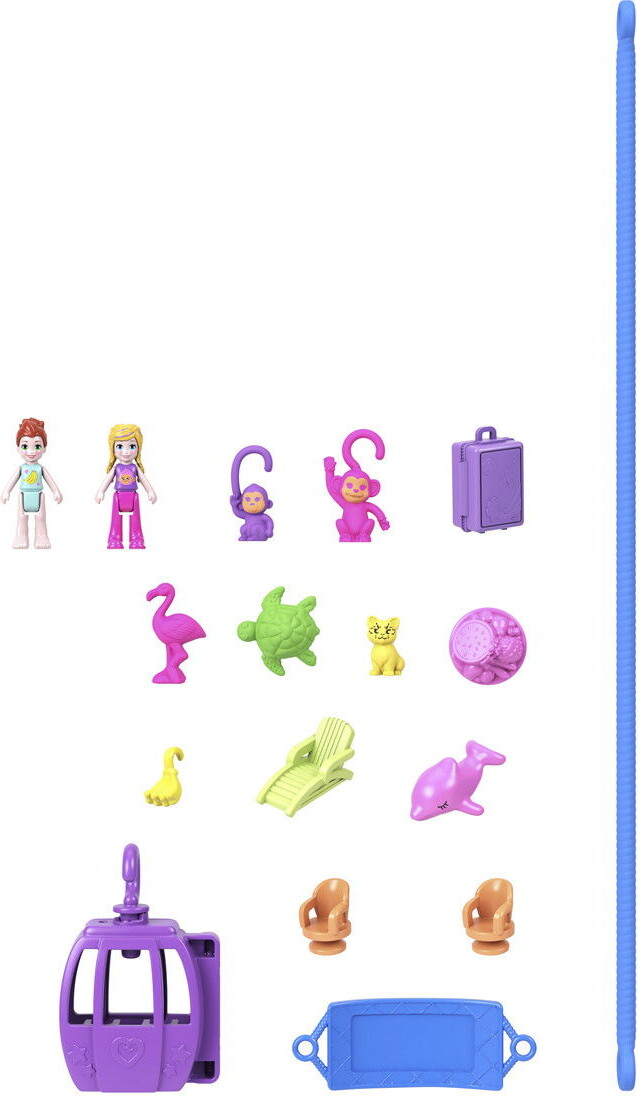 Polly Pocket - Adventures In Rio - Momma Monkey Baby - Mattel