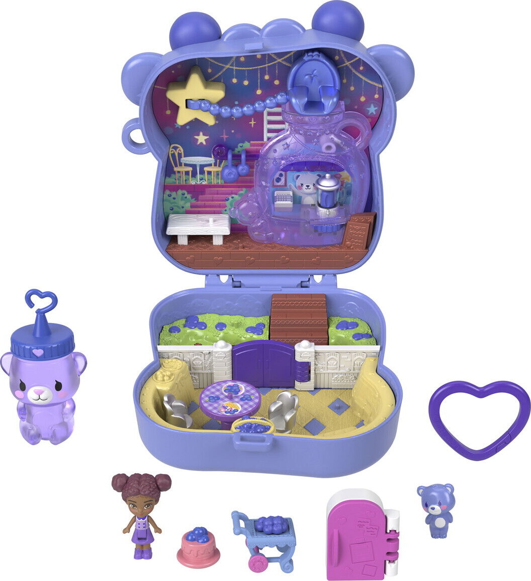 Polly Pocket - Blueberry Besties Compact - Mattel Jkc48