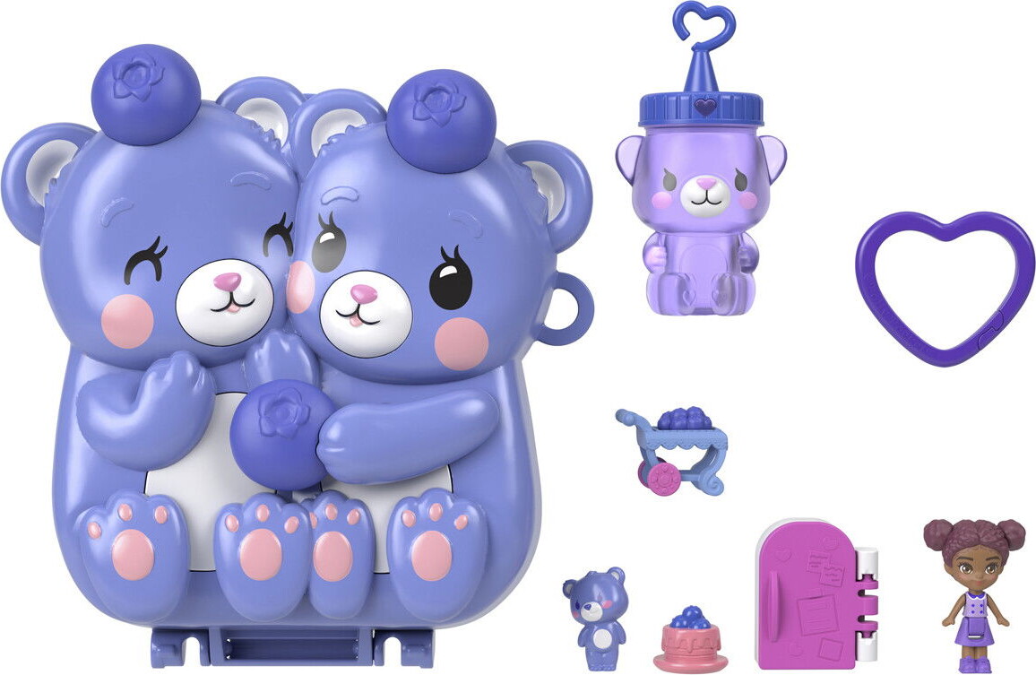 Polly Pocket - Blueberry Besties Compact - Mattel Jkc48