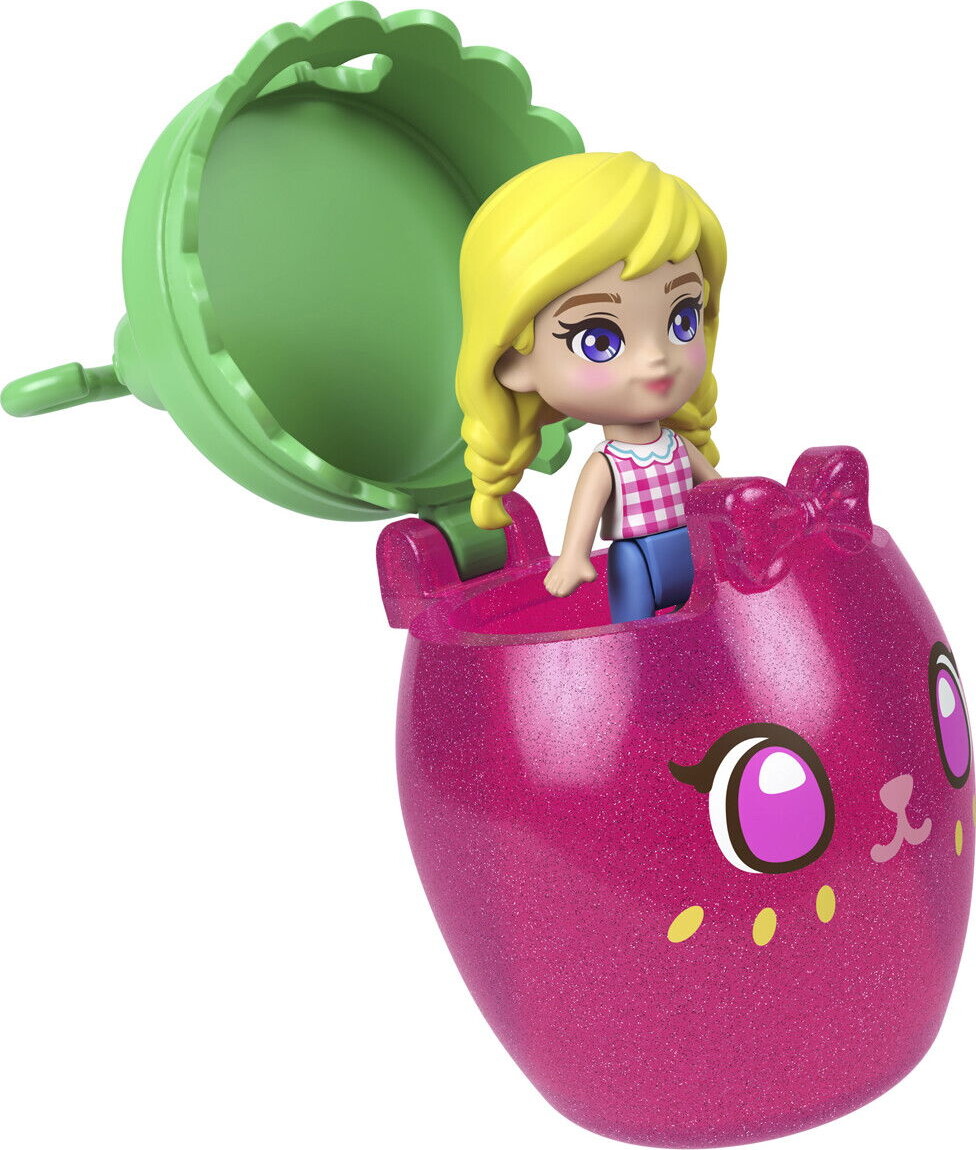 Polly Pocket - Core Compact Strawberry Bunny Basket - Mattel