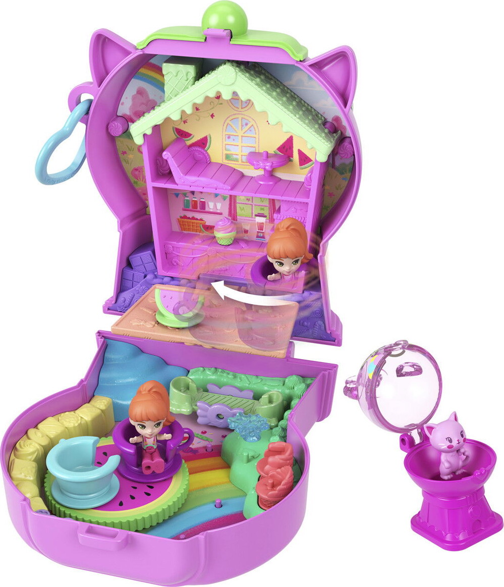 Polly Pocket - Gumball Kitty Compact Playset - Mattel