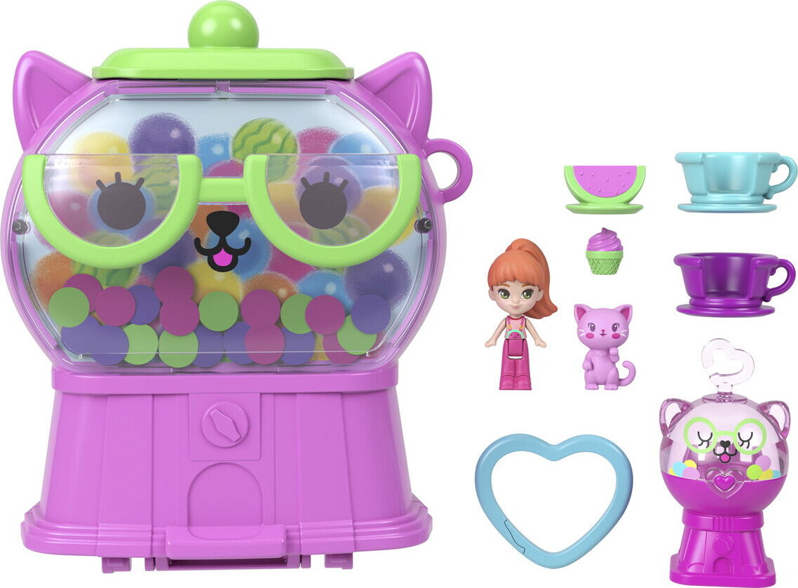 Polly Pocket - Gumball Kitty Compact Playset - Mattel