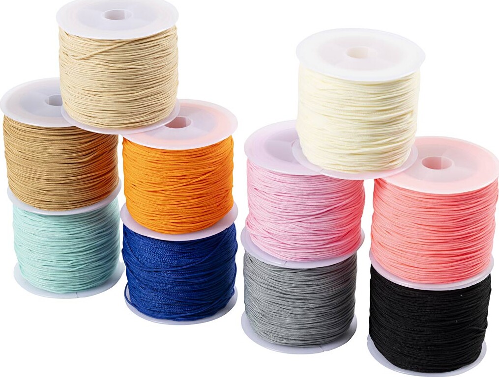 Polyester Snor - Tykkelse 0 6 Mm - Colorful - 10X50 M
