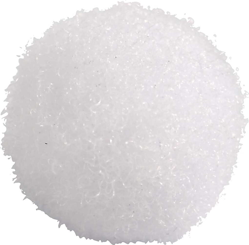 Pomponer - Ø 5 Mm - Hvid - 550 Stk