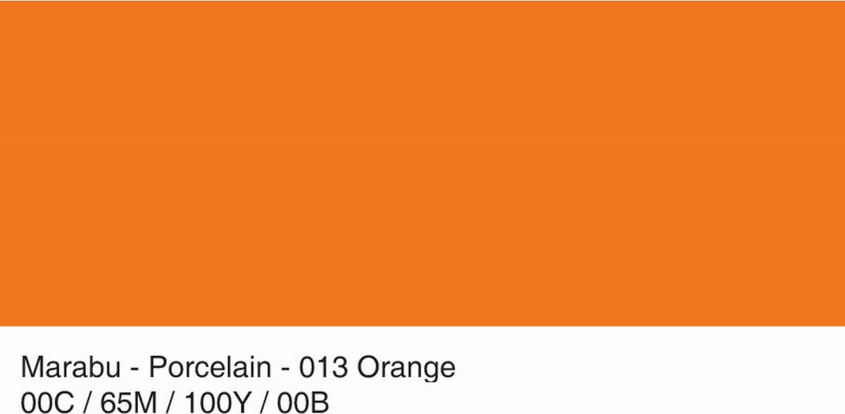 Glas Og Porcelænsmaling - Orange - Porcelain Glass Glossy - 15 Ml