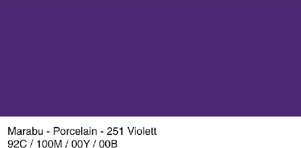 Marabu - Porcelain Glass Glossy - 15 Ml - 251 Violet