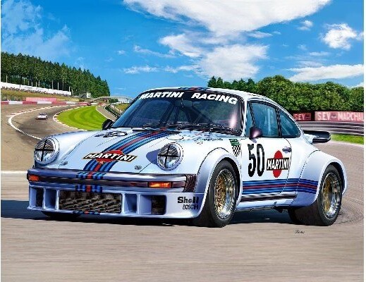 Revell - Porsche 934 Martini Bil Byggesæt - 1 24 - Level 3 - 07685