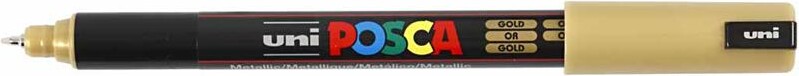 Posca Tusch - Nr Pc-1Mr - Tykkelse 0 7 Mm - Guld