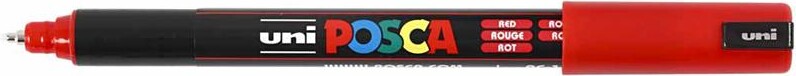 Posca Tusch - Nr Pc-1Mr - Tykkelse 0 7 Mm - Rød