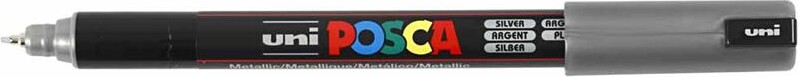 Posca Tusch - Nr Pc-1Mr - Tykkelse 0 7 Mm - Sølv