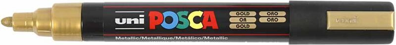 Posca Tusch - Nr Pc-5M - Tykkelse 2 5 Mm - Guld