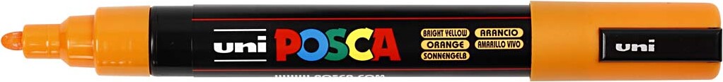 Posca Tusch - Nr Pc-5M - Tykkelse 2 5 Mm - Orange