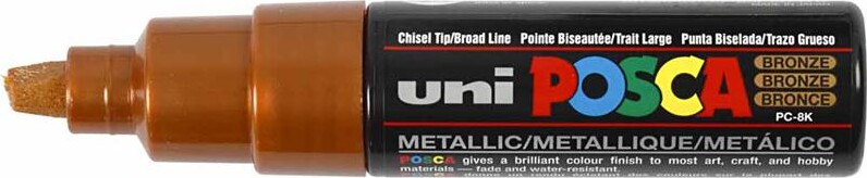 Posca Tusch - Nr Pc-8K - Tykkelse 8 Mm - Bronze