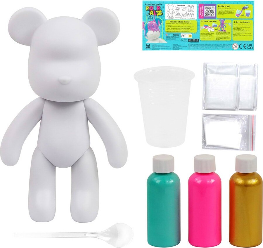 Pour Palz - Diy Paint Bear Collectible - Golden Dream