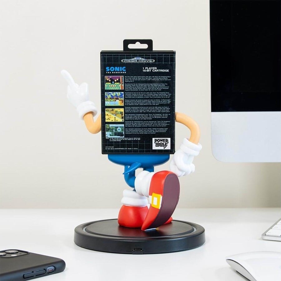 Power Idolz - Sonic The Hedgehog Wireless Charging Dock - Trådløs Oplader