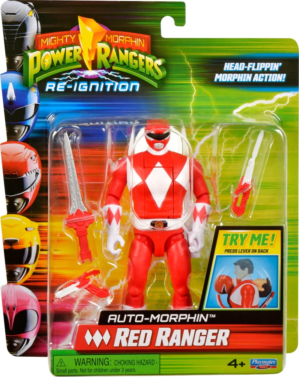 Power Rangers - Auto-Morphin Ranger Figure Pwr68040Co
