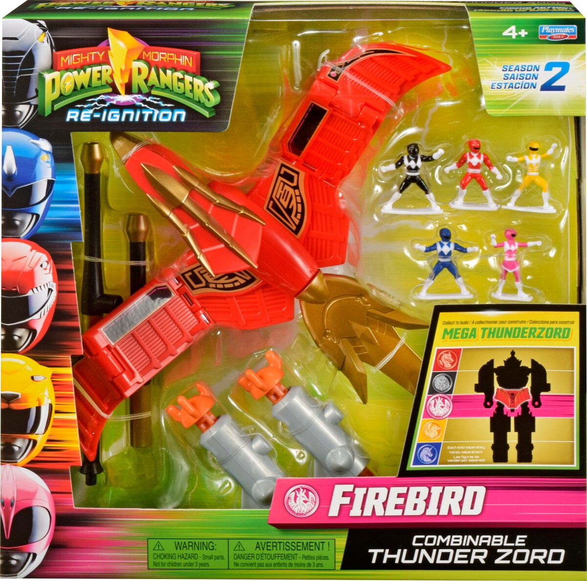 Power Rangers - Combinable Thunderzord Assortment Pwr68600Co