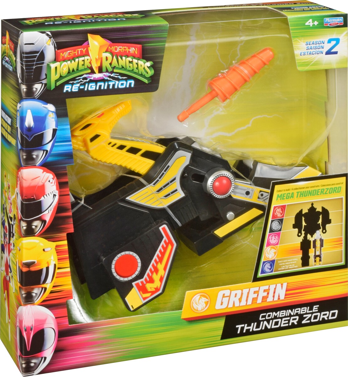 Power Rangers - Combinable Thunderzord Assortment Pwr68600Co