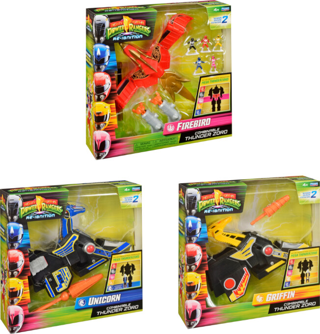 Power Rangers - Combinable Thunderzord Assortment Pwr68600Co