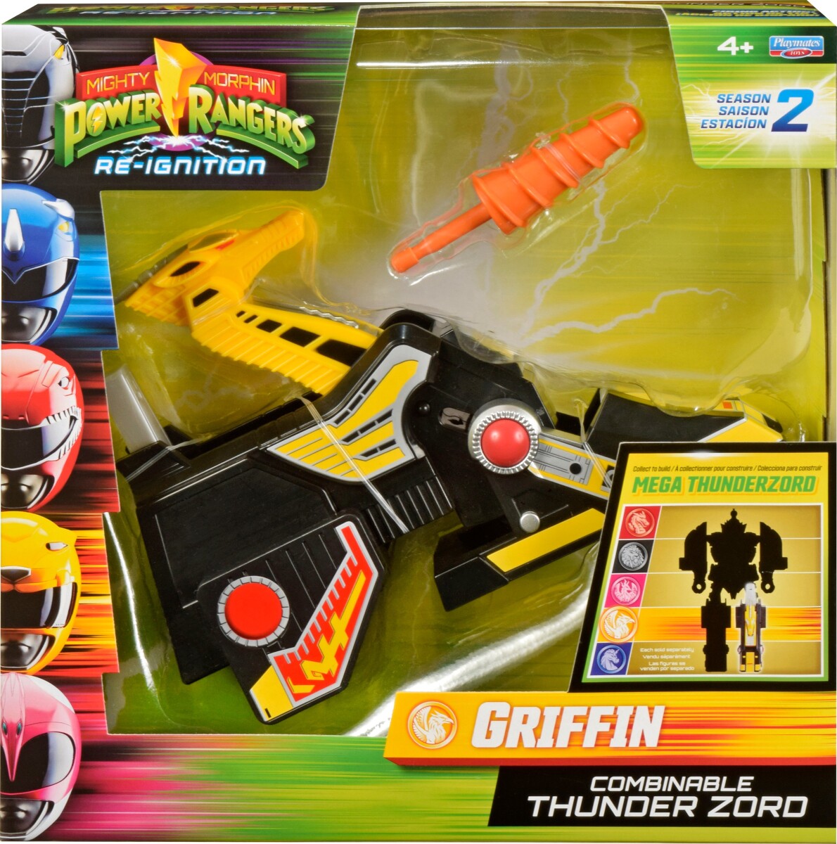 Power Rangers - Combinable Thunderzord Assortment Pwr68600Co