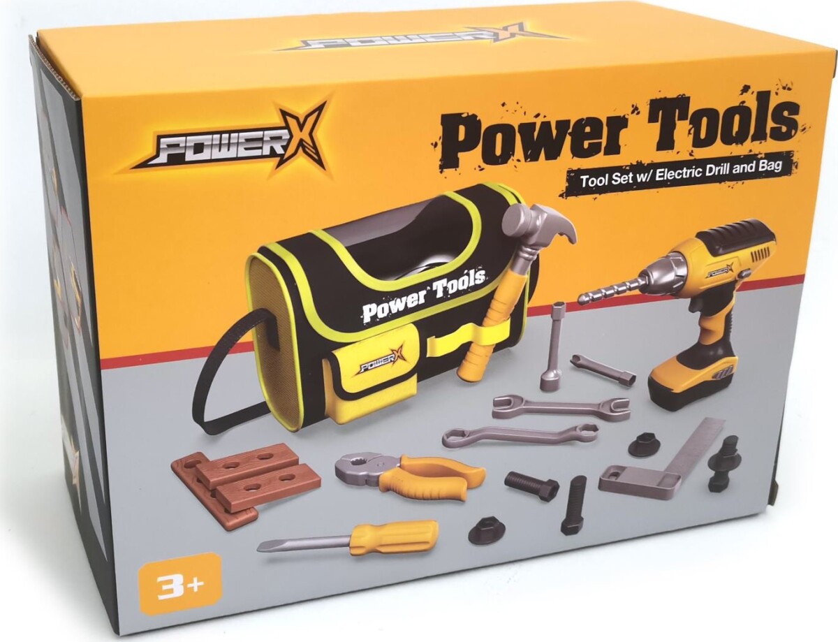 Power X - Bygge-Værktøj M Opbevaringstaske 21 Stk