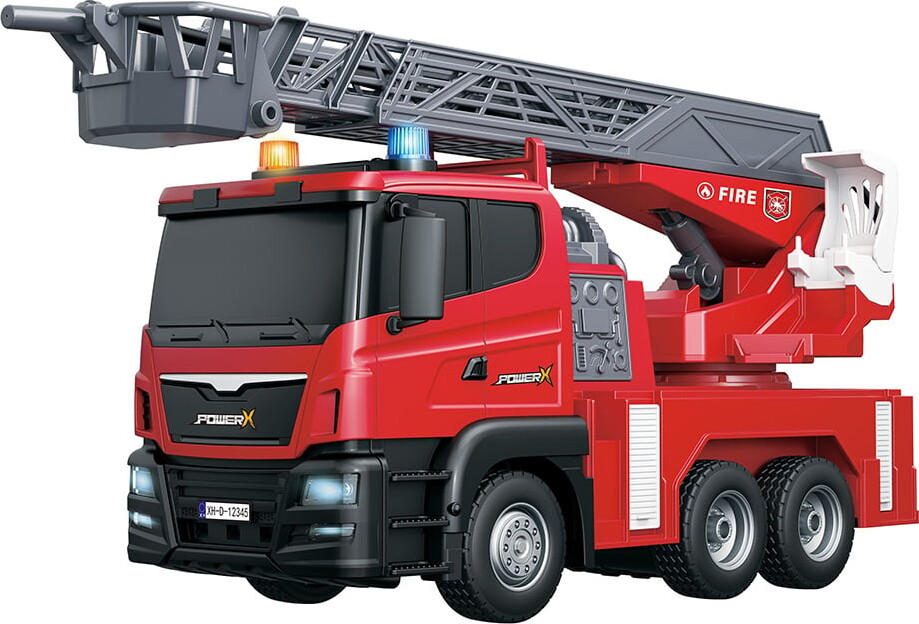 Power X - Rc Brandbil Med Vandsprøjte