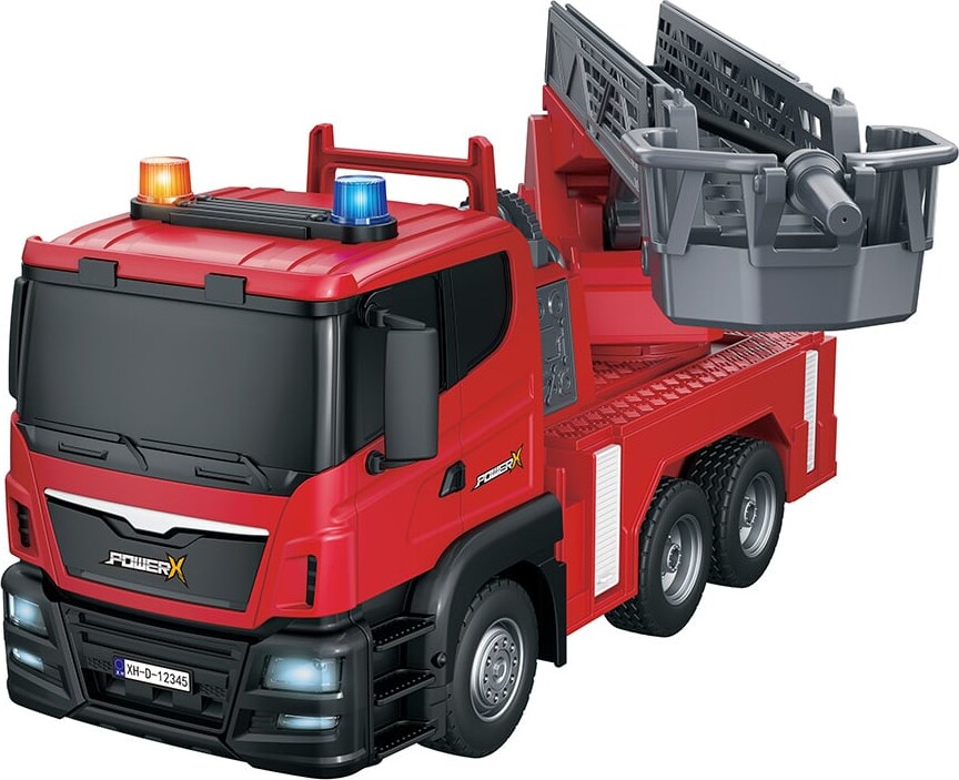Power X - Rc Brandbil Med Vandsprøjte