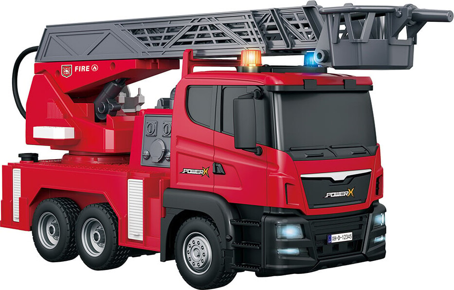 Power X - Rc Brandbil Med Vandsprøjte