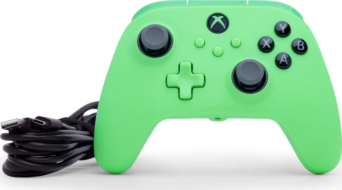 GamePad PowerA Xbox Series Green Meadow frontal