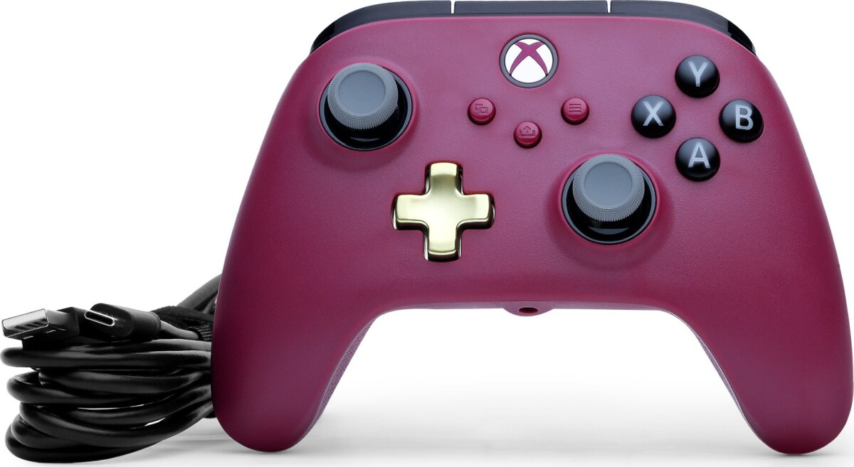 Powera - Advantage Plus Wired Controller - Ruby - Redblack