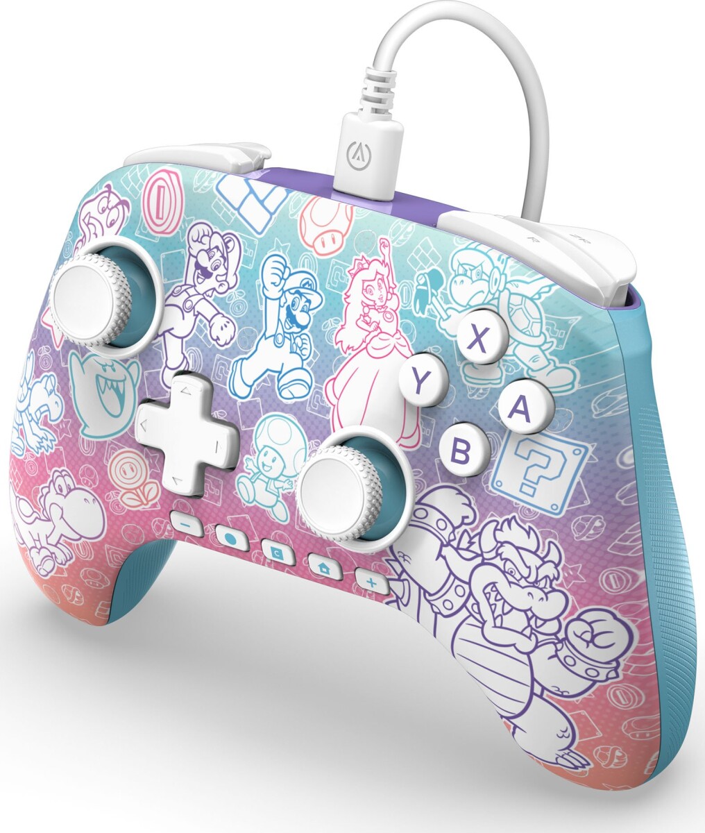 Powera Advantage Wired Controller For Nintendo Switch 2 - Mushroom Kingdom