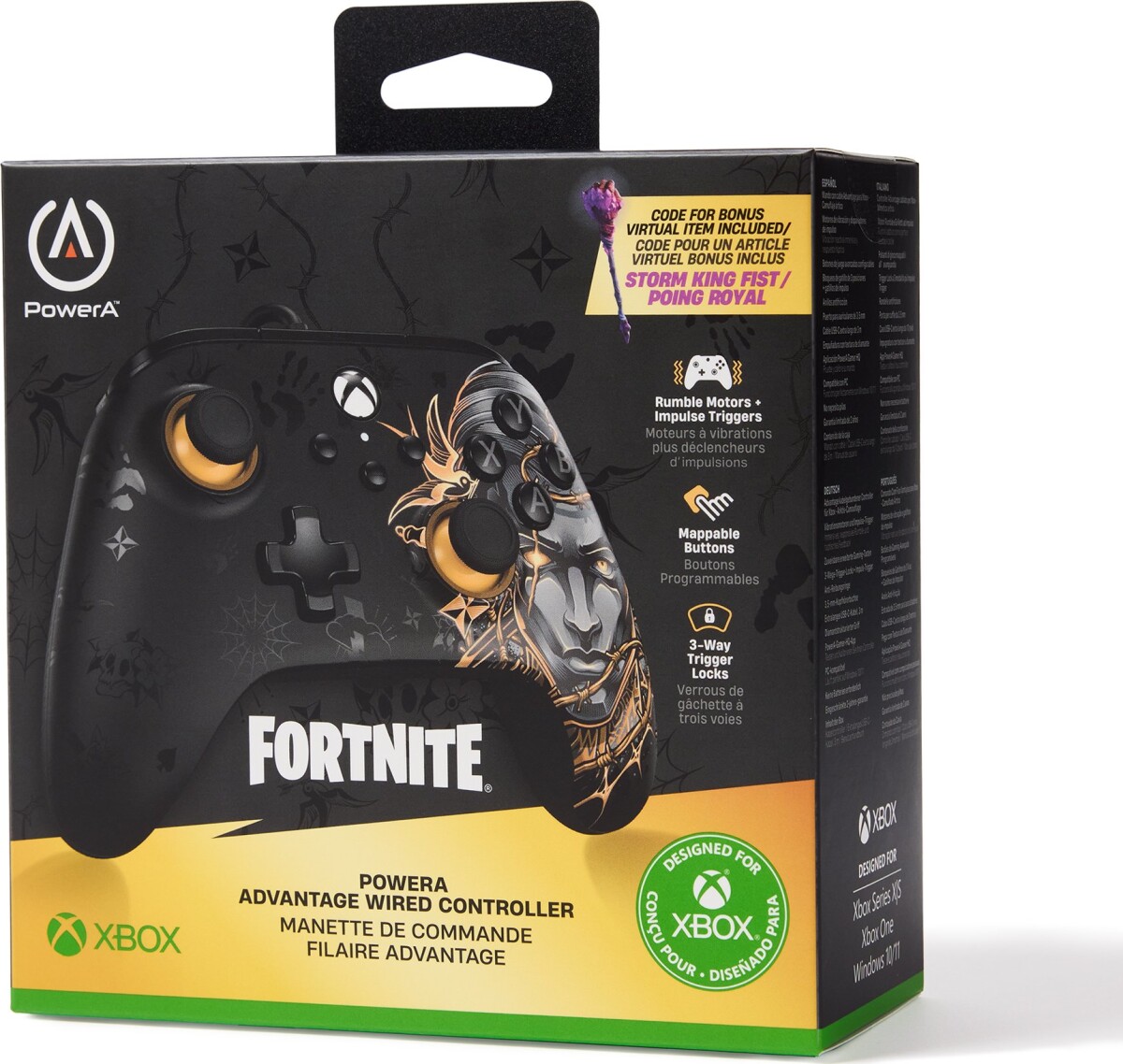 Powera Advantage Wired Controller - Midas Fortnite Xbox Series X - S