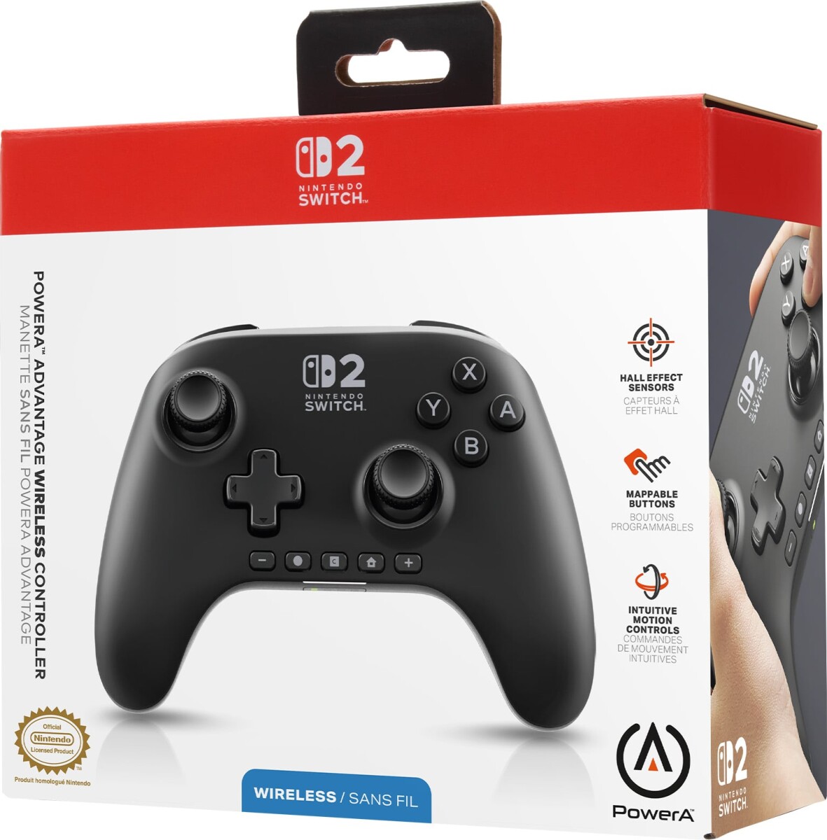 Powera - Advantage Wireless Controller - Black - Officially Licensed