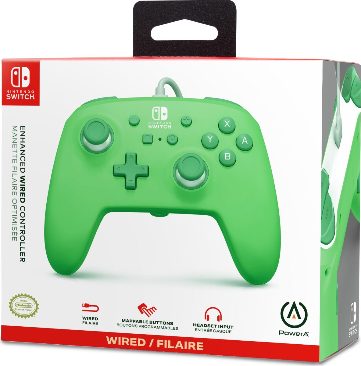 Powera - Enhanced Kablet Controller Til Nintendo Switch - Seafoam Green