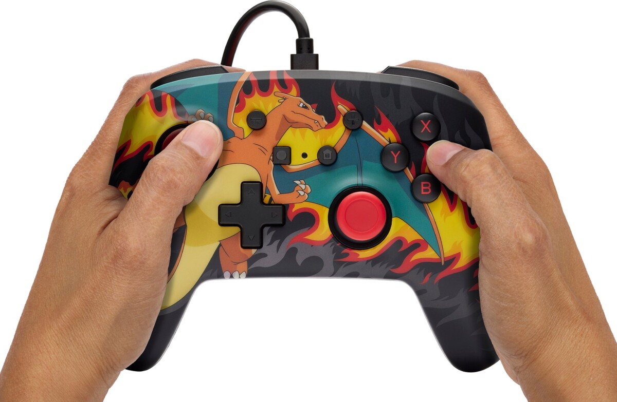 Powera Enhanced Wired Controller - Charizard Firestorm Nintendo Switch