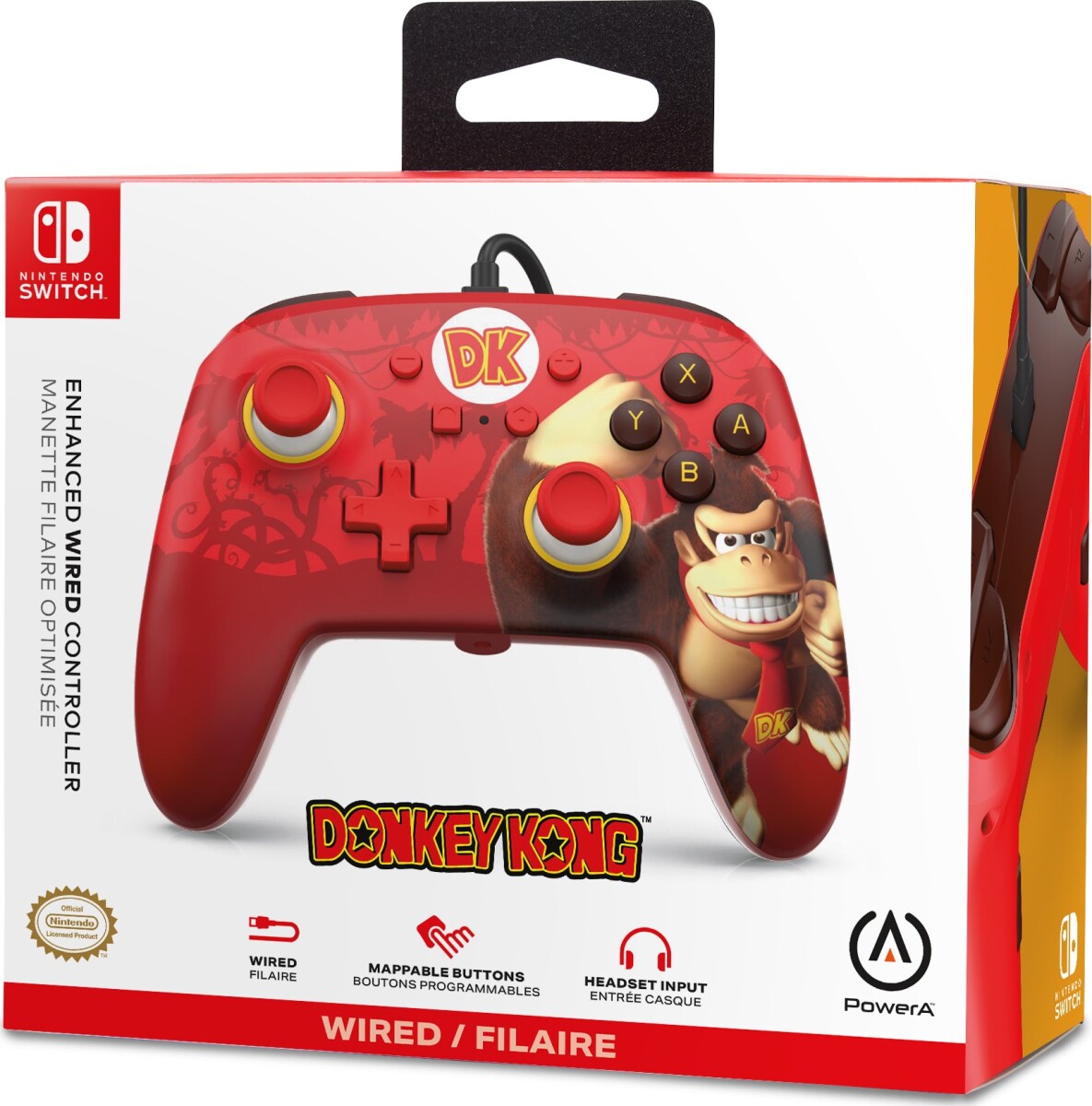 Powera Enhanced Wired Controller - Donkey Kong Flex Nintendo Switch