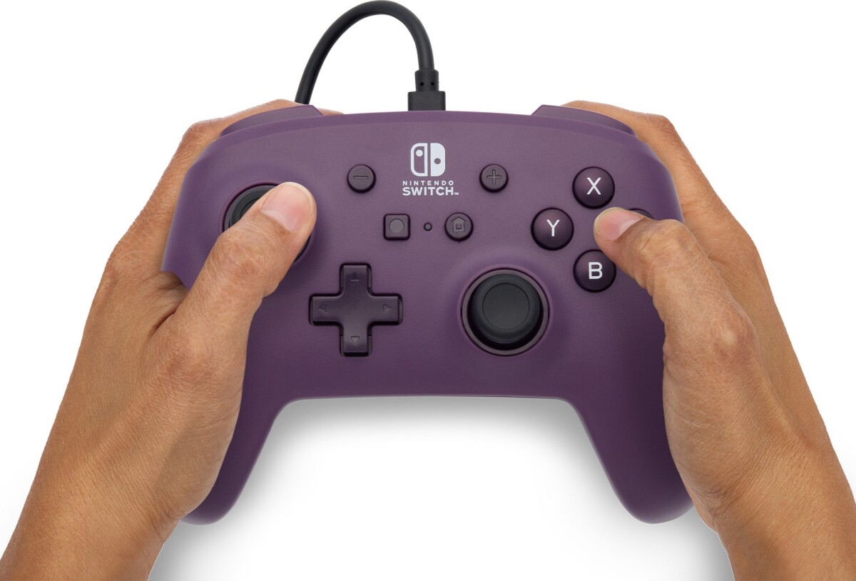 Powera - Enhanced Wired Controller For Nintendo Switch - Galaxy Purple