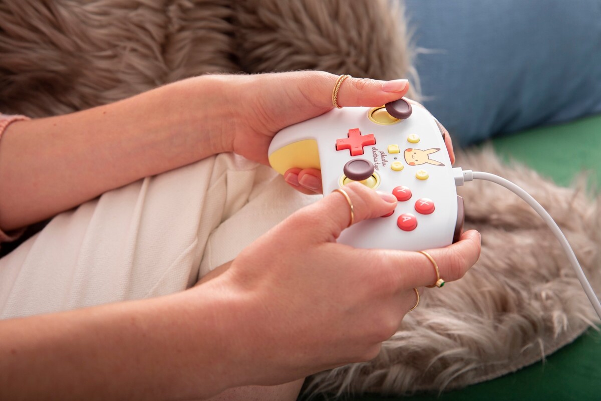 Powera - Enhanced Wired Controller Til Nintendo Switch - Pikachu