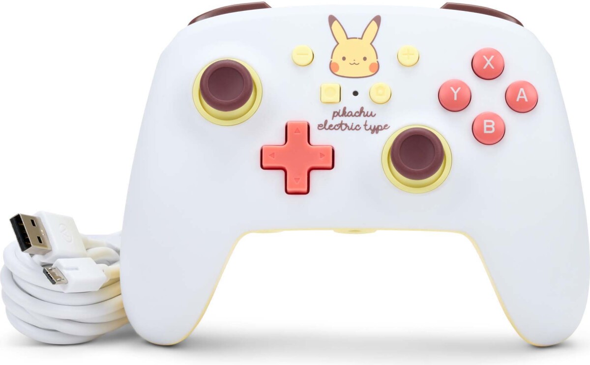 Powera - Enhanced Wired Controller Til Nintendo Switch - Pikachu