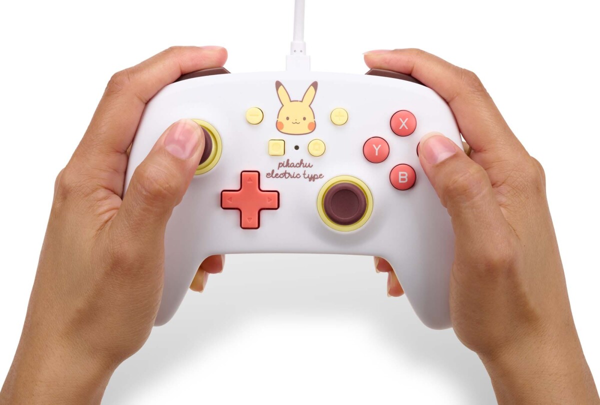 Powera - Enhanced Wired Controller Til Nintendo Switch - Pikachu