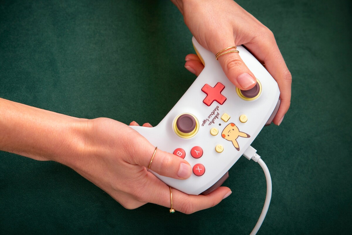 Powera - Enhanced Wired Controller Til Nintendo Switch - Pikachu