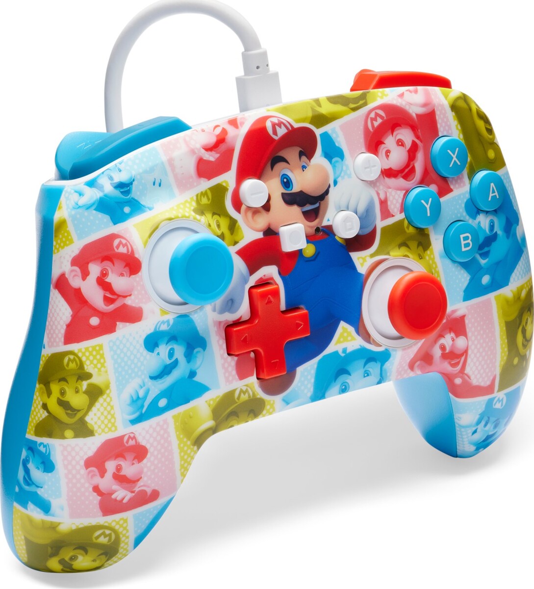 Powera Enhanced Wired Controller - Mario Hero Reel Nintendo Switch