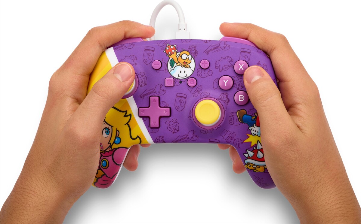 Powera Enhanced Wired Controller - Nintendo Switch - Princess Peach Battle