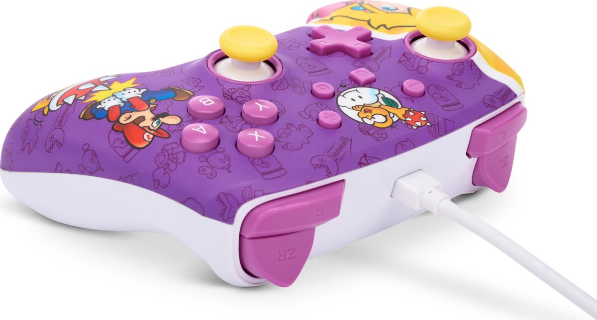 Powera Enhanced Wired Controller - Nintendo Switch - Princess Peach Battle
